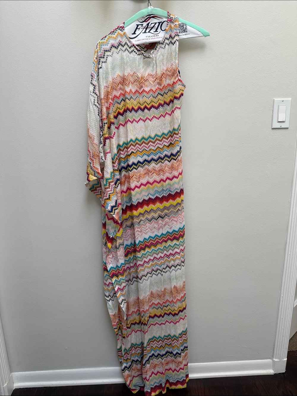 Missoni Multicolor Zigzag Maxi cover up Dress